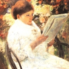 Woman Reading in a Garden, 1880