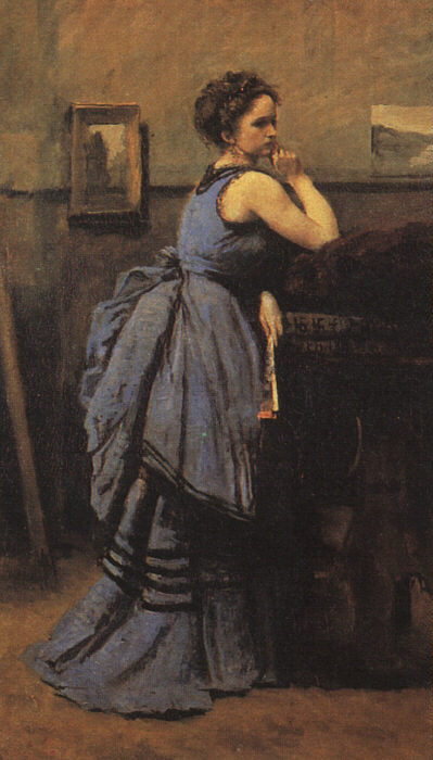 Woman in Blue, 1874