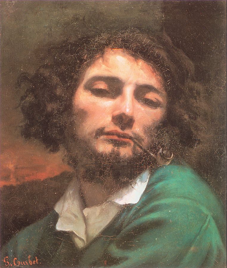 Self-Portrait (Man with a Pipe), 1848-49