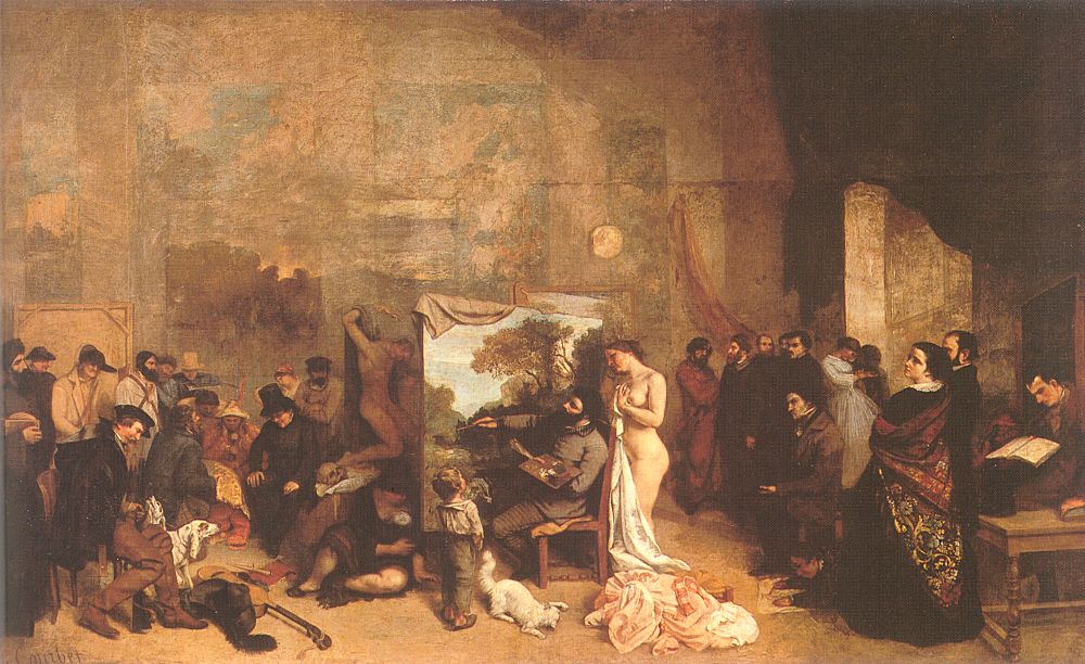 The Painter's Studio, 1854-55