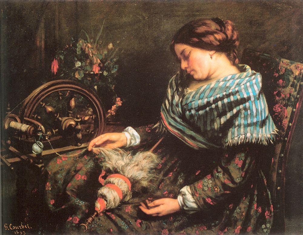 The Sleeping Spinner, 1853