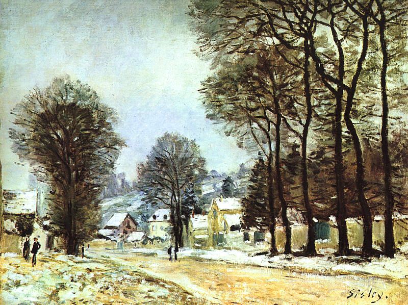 Snow at Louveciennes, 1874