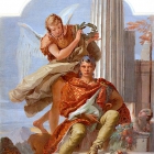 Virtue Crowning Honor, 1734, fresco
